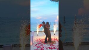 Read more about the article The beginning of always starts with YES! #cancunproposalplanner #shesaidyes #love #romantic