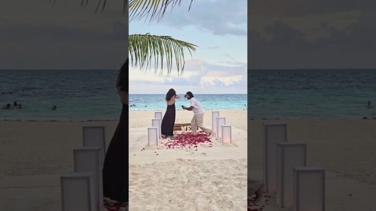 Read more about the article A perfect proposal in paradise! #cancunproposal #engaged