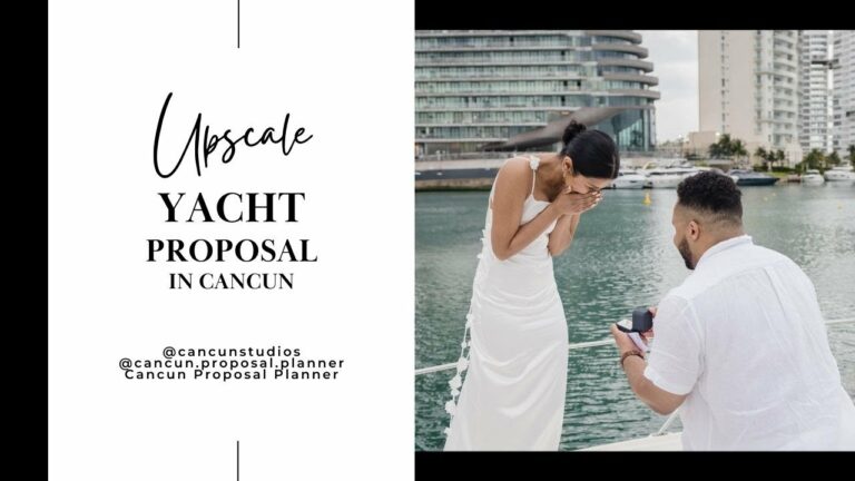 Read more about the article SHE SAID YES to FOREVER on a Yacht Proposal in Cancun