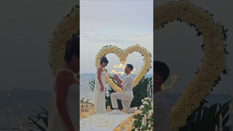 Read more about the article From best friends to fiancés 💞✨#cancunproposalplanner #shesaidyes #marryme #love #cancun