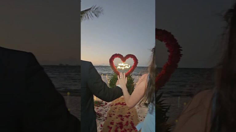 Read more about the article When love and the ocean collide🌊💍 #cancunproposal #proposalplanner #beach #weddingproposal #cancun