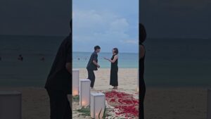 Read more about the article Where the ocean meets the sky, I found my forever. #cancunproposal #proposal #beachproposal #cancun