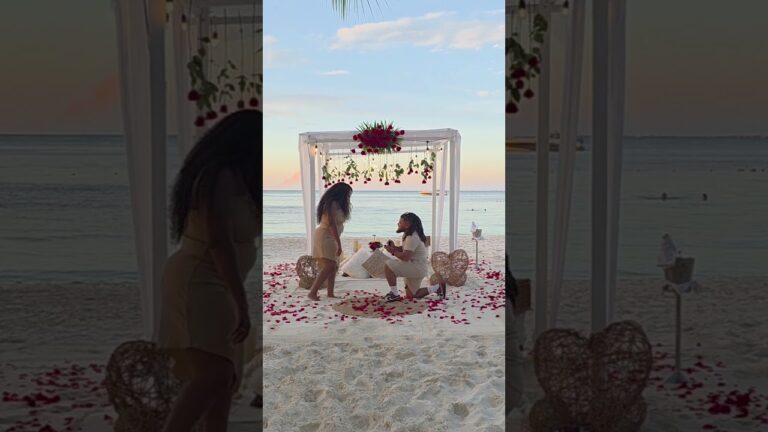 Read more about the article Dreamy beachside proposal picnic in Cancun where “forever” began. #CancunProposal #ProposalPlanner